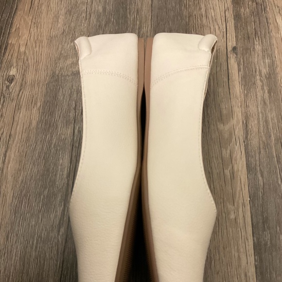 A New Day Target vegan leather taupe flats, size 9 - Picture 3 of 6